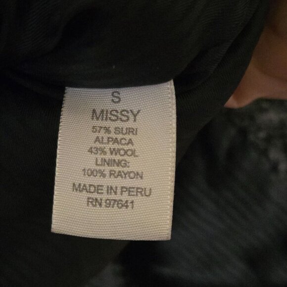 J. Jill Alpaca Wool Made In Peru Gray Fuzzy Coat Size S (Missy) - Picture 6 of 6